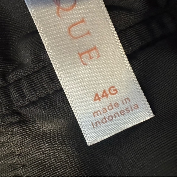 Cacique Lane Bryant Black multiway Strapless Bra 44G - Picture 3 of 3